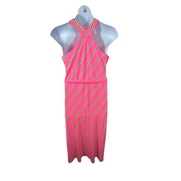 RACHEL Rachel Roy April Pink Striped Maxi Dress XL NWT Summer Resort - Picture 10 of 15